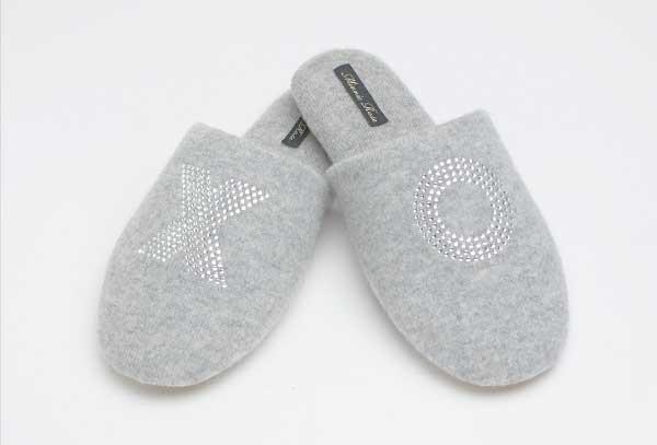 Minnie Rose - Xo Cashmere Slippers