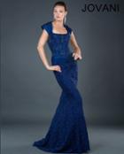 Jovani - 5470 Strapless Corset Bodice Beaded Mermaid Gown