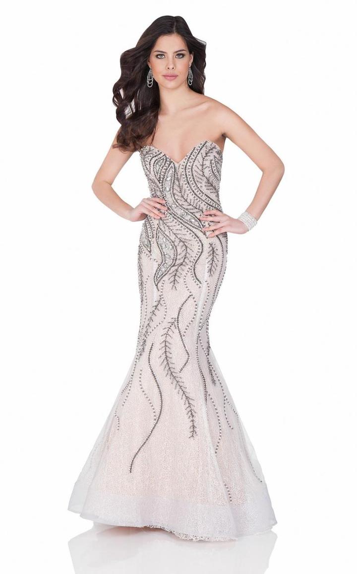 Terani Couture - Ornate Foliage Sweetheart Mermaid Gown 621gl1909