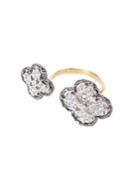 Jarin K Jewelry - Gunmetal Double Clover Ring