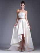 Cinderella Divine - Two-piece Strapless High Low Gown