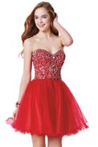 Alyce Paris Sweet 16 - 3650 Strapless Beaded Lace Cocktail Dress