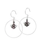 Femme Metale Jewelry - Hunny Bee Hoop Earrings