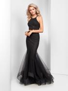 Clarisse Couture - 4949 Two Piece Halter Lace And Tulle Evening Dress