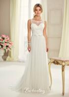 Enchanting By Mon Cheri - 217103 Beaded Tulle Wedding Gown