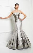 Montage By Mon Cheri - 217d82 Strapless Semi-sweetheart Mermaid Dress