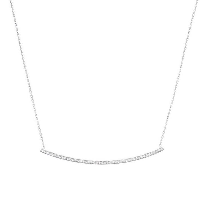 Ashley Schenkein Jewelry - Pave Bar Necklace