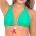 Luli Fama - Cosita Buena D/dd Cup Triangle Top In Mermaid Crossing (l176073)