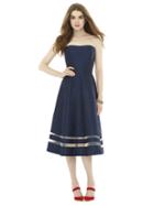 Alfred Sung - D712 Bridesmaid Dress In Midnight
