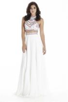 Jolene Collection - 17068 Two Piece Beaded A-line Dress