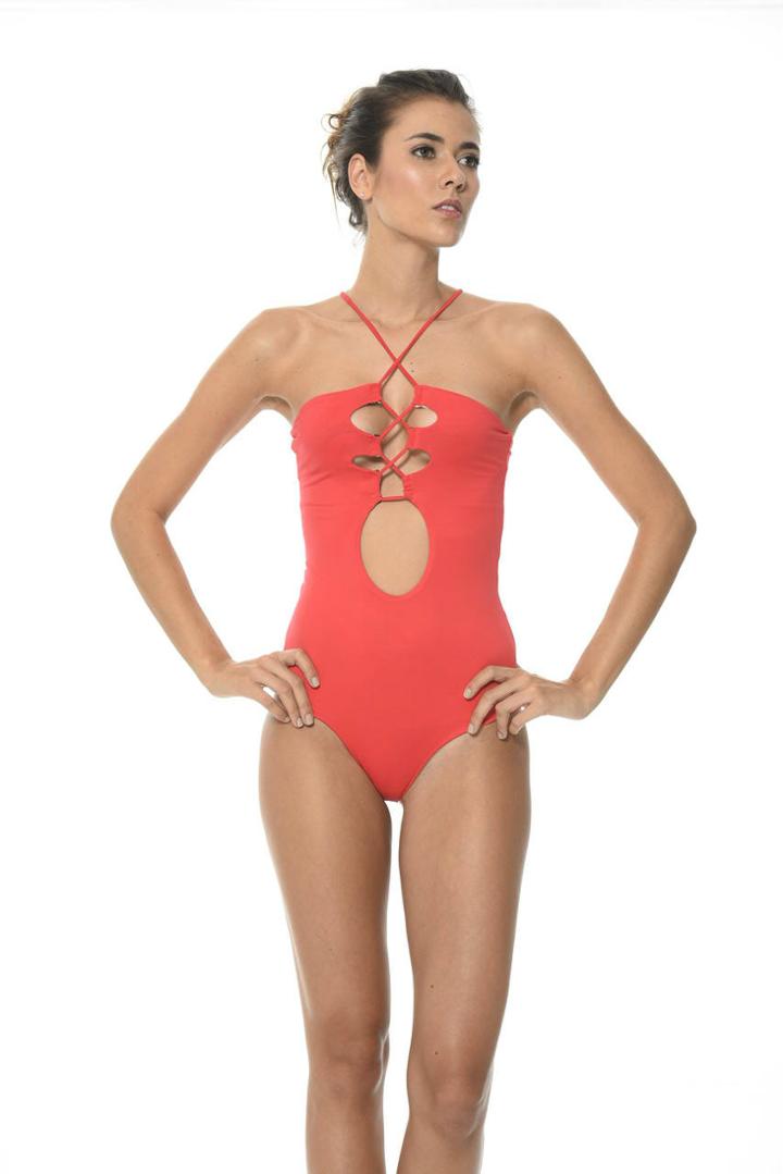 2017 Malai Swimwear - Cherry One Piece Op0045