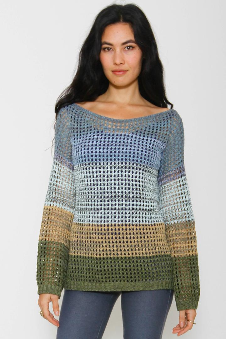 Goddis - Bennett Pullover In Raging Sea