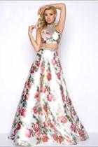 Mac Duggal - 66036m Two Piece Prom Dress With Jeweled Neckline