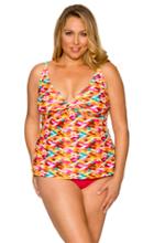 Curve Swimwear Bright Side 377e/f Underwire Twist Tankini Top