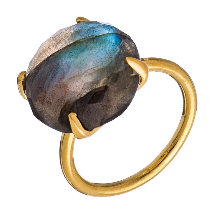 Heather Hawkins - Radiate Gemstone Ring - Labradorite