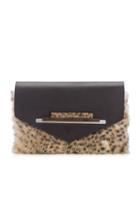 August Handbags - The San Remo Pouch In Fluffy Cheetah