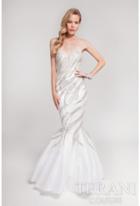 Terani Prom - Sequined Sweetheart Strapless Mermaid Gown 1711p2594