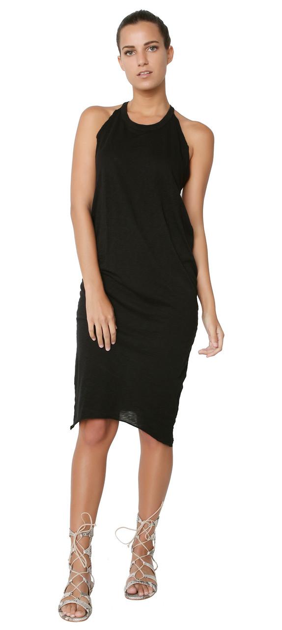 Stateside - Slub Racer Midi Dress