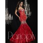 Panoply - Sweetheart Sequined Embellished Evening Gown 14783