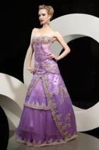 Mnm Couture - 5686 Beaded Semi-sweetheart A-line Dress