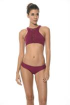 2017 Malai Swimwear - Sangria String Side Bottom B00288