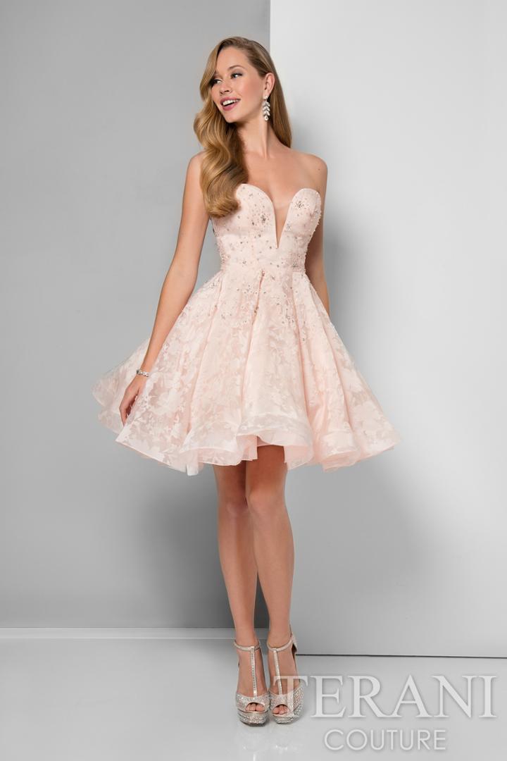 Terani Prom - Crystallized Sweetheart Babydoll Dress 1711p2253