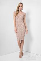 Terani Evening - Sophisticated Cap Sleeve Lacy Dress 1621c1278