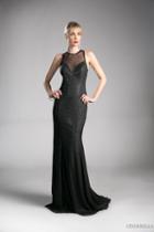 Cinderella Divine - Illusion Jewel Neck Shimmer Fabric Fitted Dress