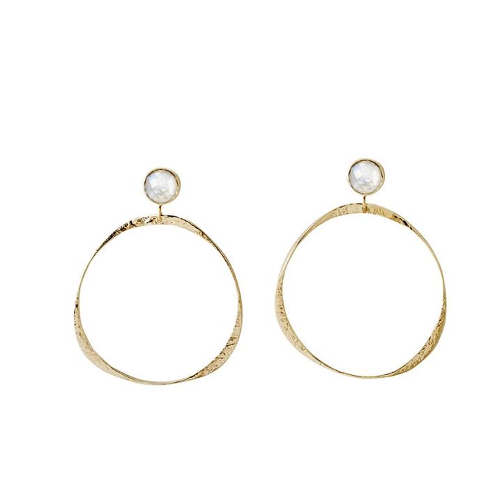Margaret Elizabeth - Harbour Hoops Moonstone