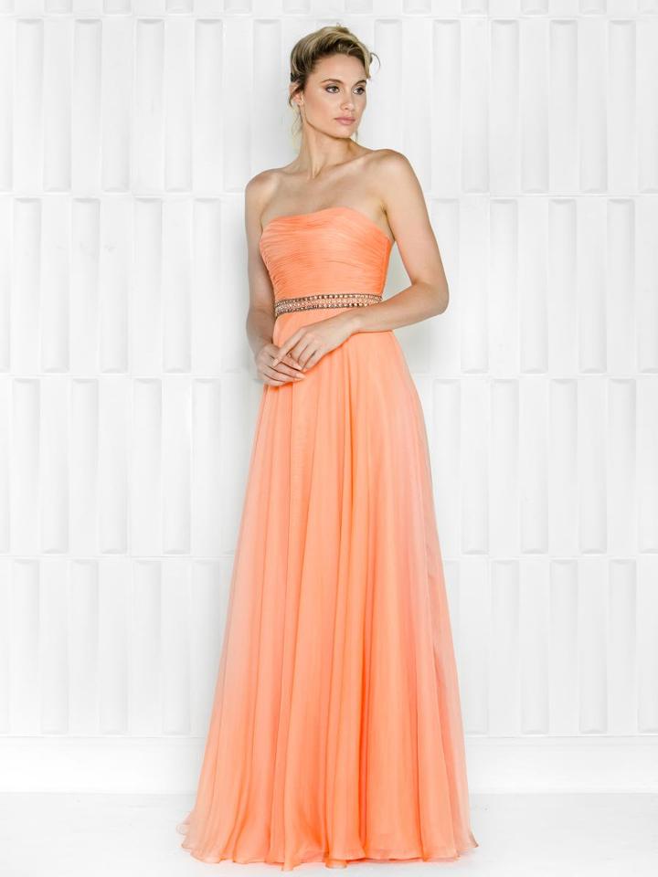 Colors Dress - 1645 Ruched Semi-sweetheart A-line Dress