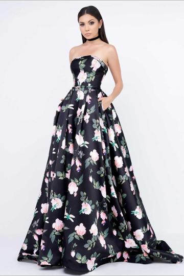 Ieena Duggal - Bustier Gown Style 8882i