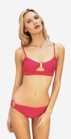 2017 Amarelo Swimwear - Swb605 Dark Damask Rose Bottom