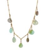 Lori Kaplan Jewelry - Opal, Prenite, Labradorite 14k Gf Necklace