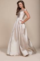 Nox Anabel - C007 Off-shoulder Mikado A-line Gown