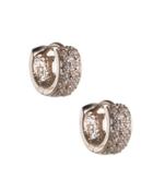 Cz By Kenneth Jay Lane - Pave Huggie Hoops 8223213128