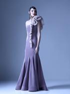 Mnm Couture - G0932 Ruffled Asymmetric Mermaid Dress