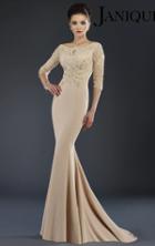 Janique - 7521 Dress In Champagne