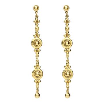 Ben-amun - Helen Of Troy Long Thin Statement Post Earrings