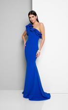 Terani Couture - Lovely One-shoulder Asymmetric Polyester Mermaid Gown 1711p2402