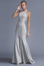 Aspeed - L1944 Embellished Jewel A-line Prom Dress