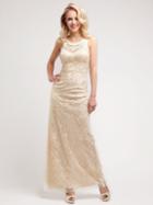 Cinderella Divine - Soutache Adorned Long Sheath Dress