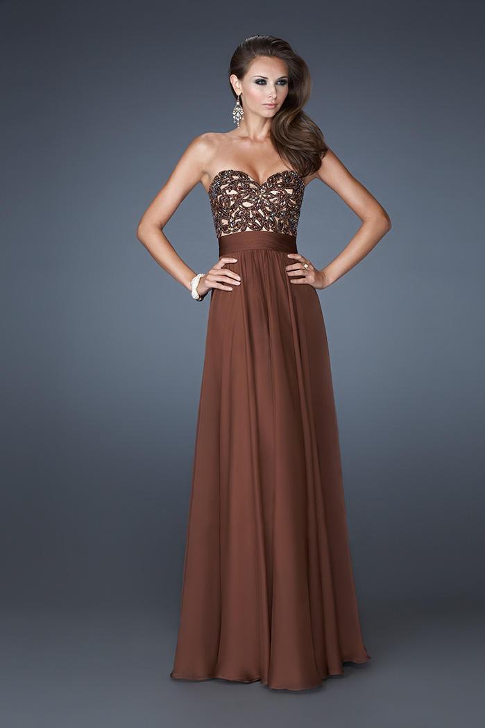 La Femme - 18581 Embellished Sweetheart A-line Dress
