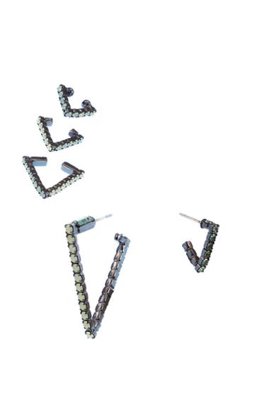 Elizabeth Cole Jewelry - Cole Earrings Grassy Ombre