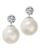 Jarin K Jewelry - Double Sided Pearl And Filigree Earrings