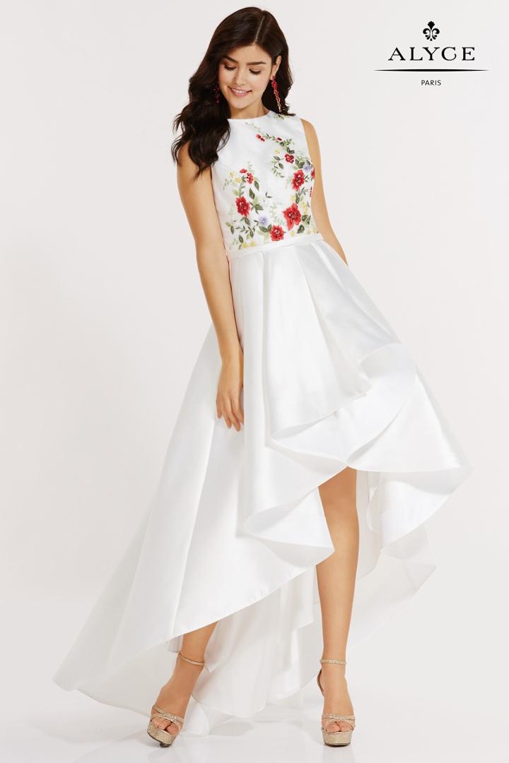 Alyce Paris Prom Collection - High Low Mikado Prom Dress 6830
