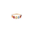 Tresor Collection - 14kt Gold Ring With Multi Color Stone