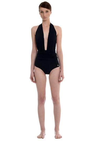 Sauipe Swimwear - Eva One Piece In Black (6110m)