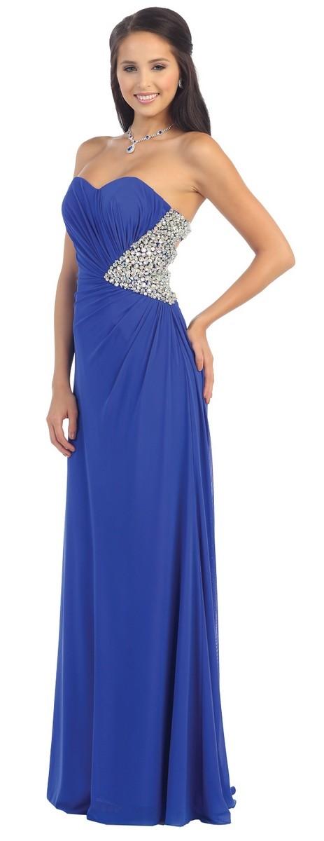 Gorgeous Strapless Low Back Long Dress