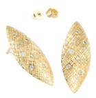 Nina Nguyen Jewelry - Moyen Marquise Gold Studs