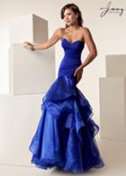 Jasz Couture - 6278 Strapless Sweetheart Ruffled Mermaid Dress
